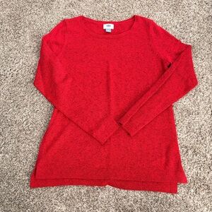 Old Navy Vibrant Red Knit Sweater